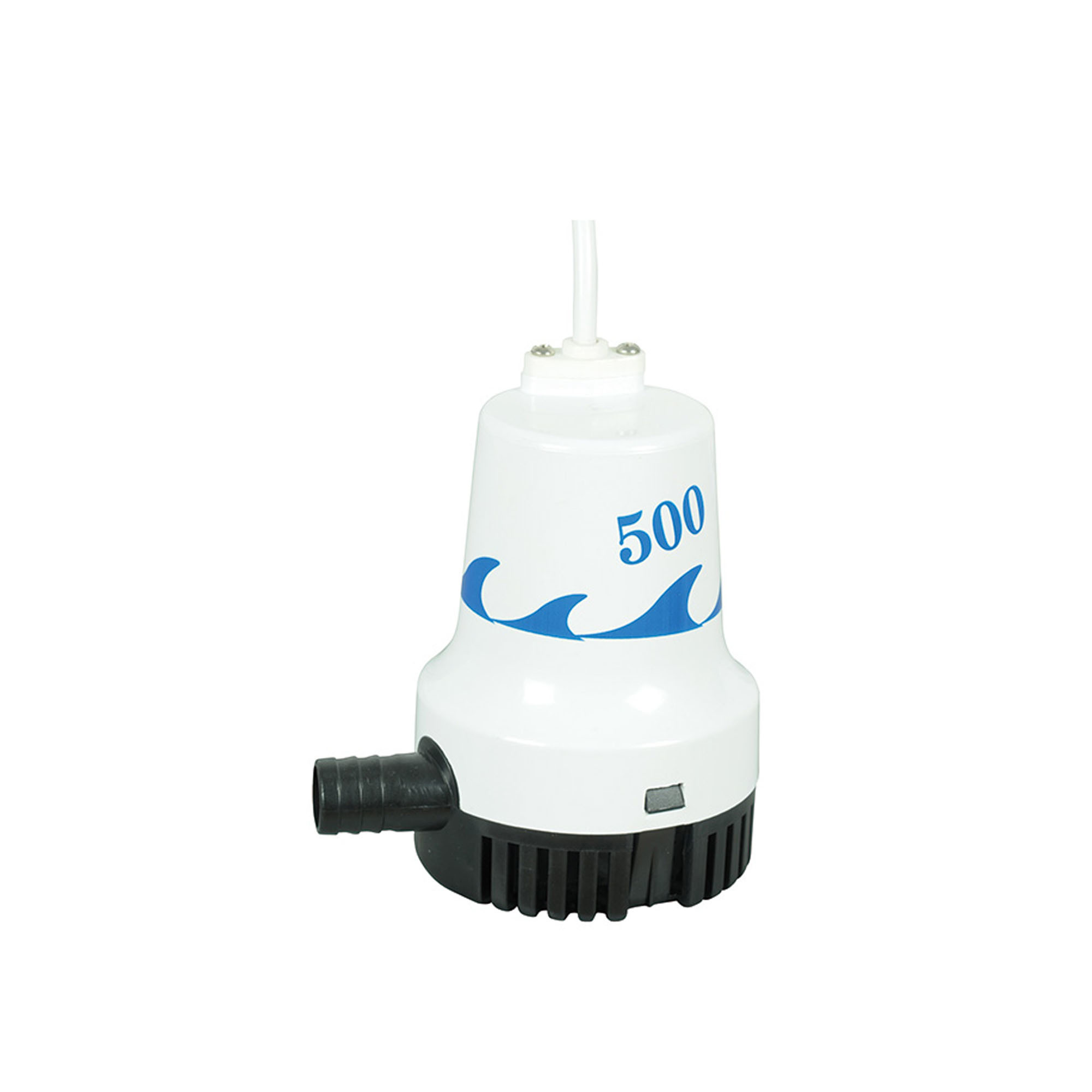 Gol Pumps 500 GPH, 12V-DC, Max. Flow 500 GPH, Port Size 0.75 in, Volts 12 DC, Model# WWB-07501